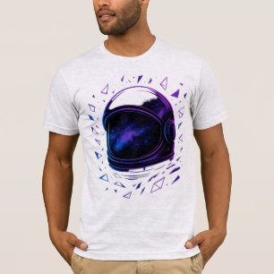 T-shirt Neon Astronaut Galaxy Mist