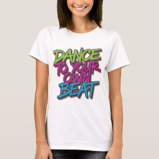 T-shirt "Neon Beats : Danser à votre propre beat Graffiti 
