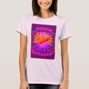 T-shirt Neon Dreamer Conception esthétique Vintage
