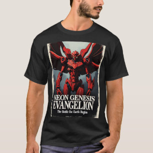 T-shirt Neon Genesis Evangelion La Bataille