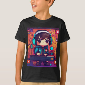 T-shirt Neon Grunge Chibi