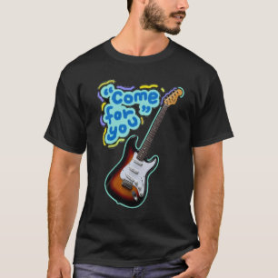 T-shirt Neon Guitare Venez Pour Vous