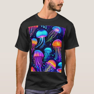 T-shirt Neon Jellyfish Dreams