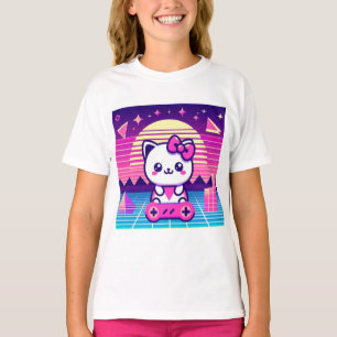 T-shirt Neon Kitty