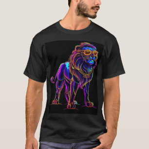 T-shirt Neon Lion