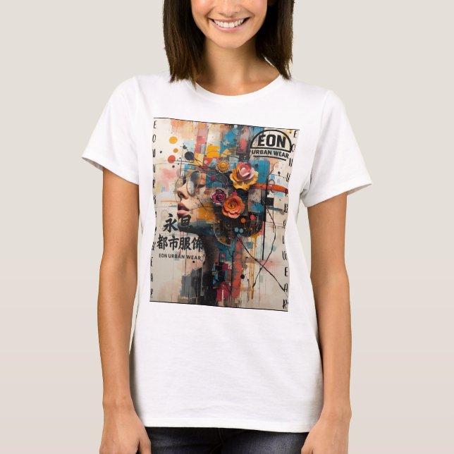 T-SHIRT NEON ROSE (Devant)