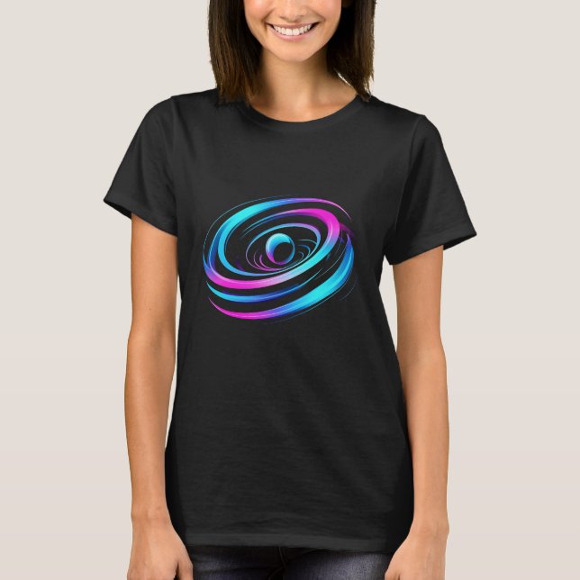 T-shirt Neon Swirl Dreamscape (Devant)