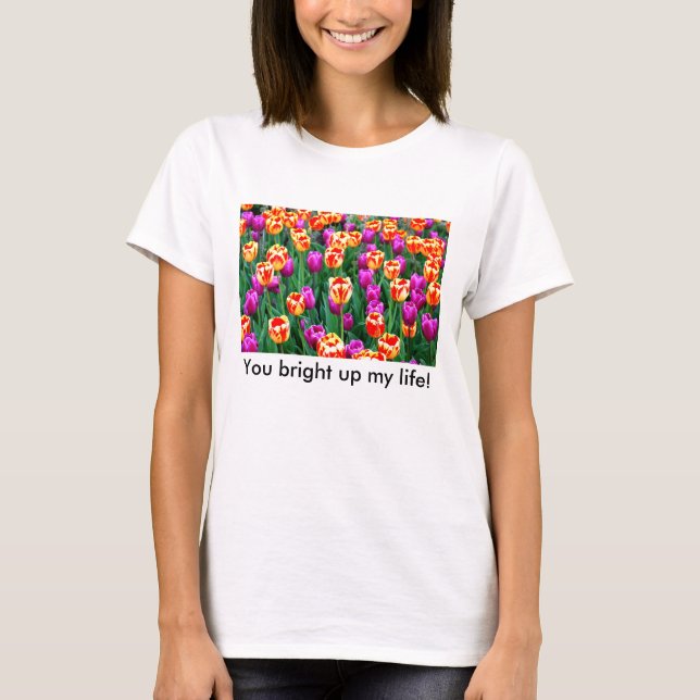 T-shirt Neon Tulips (Devant)