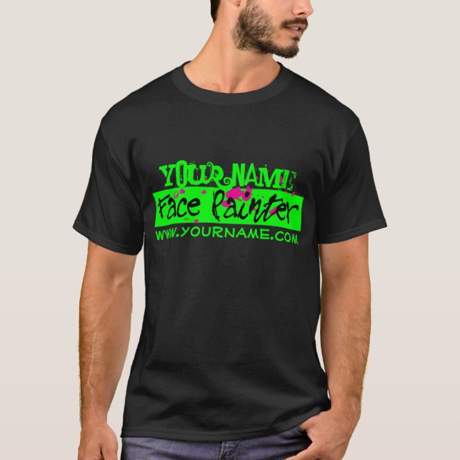 T-shirt Néon vert (Devant)