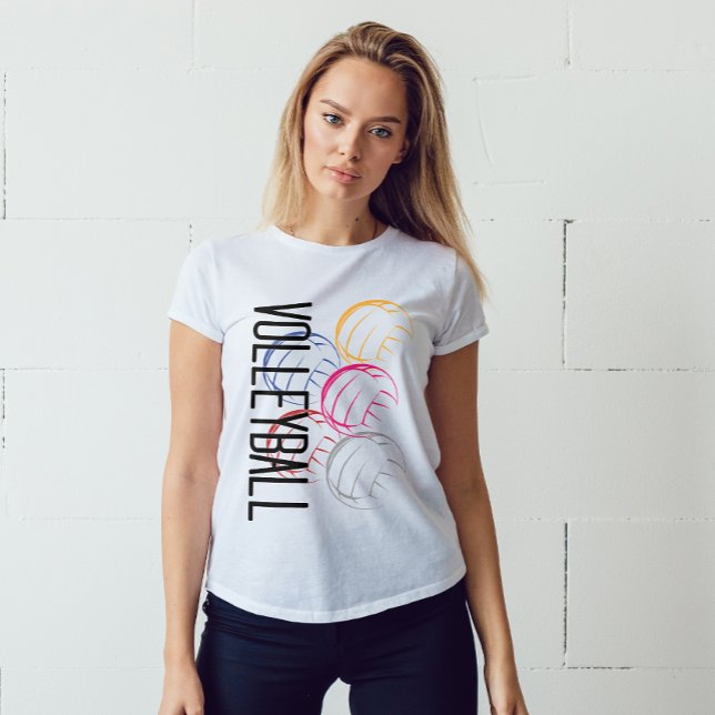 T-shirt Neon Volleyballs (Créateur téléchargé)