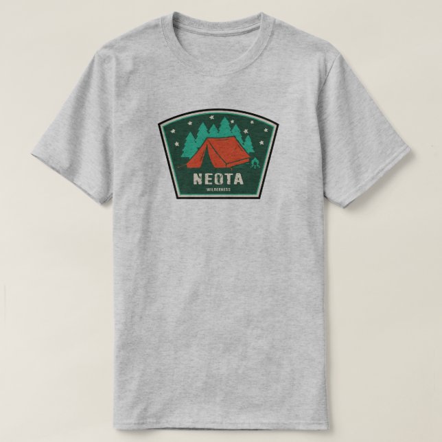 T-shirt Neota Wilderness Colorado Camping (Design devant)