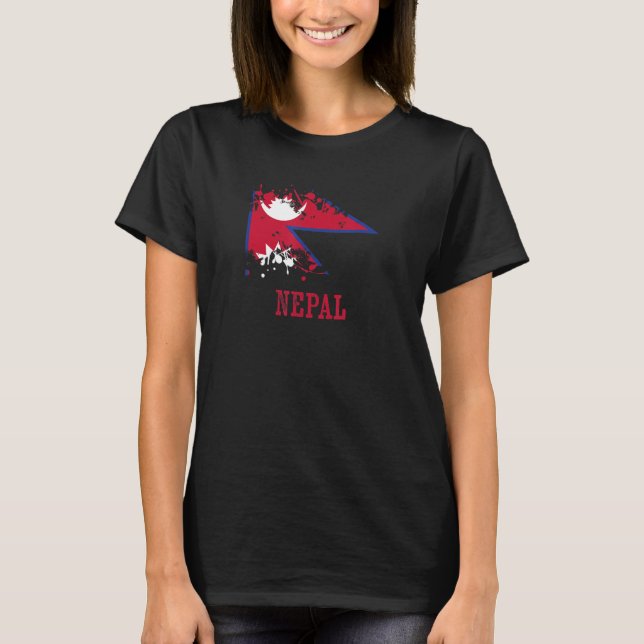 T-shirt Nepalese enthusiasts for Nepal and Nepal (Devant)