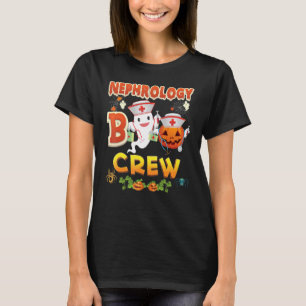 T-shirt Néphrologie Infirmière Boo Crew sorcière fantôme H