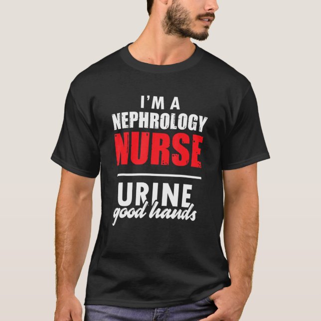 T-shirt Nephrology Nurse Hands Dialysis Nursing RN 1 (Devant)