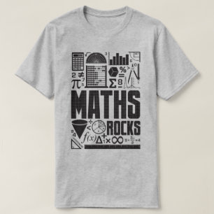 T-shirt nerd de slogan de geek de mathématiques d
