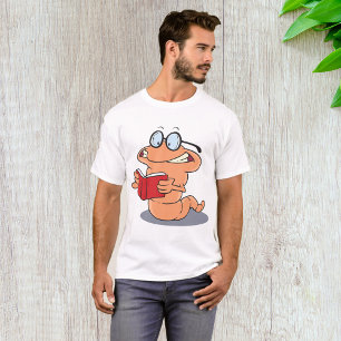 T-shirt Nerdy Bookworm Lire Un Livre