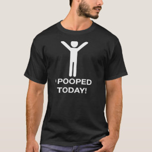 T-shirt Nerdy Funny J'Ai Poopé Aujourd'Hui Costume Hallowe