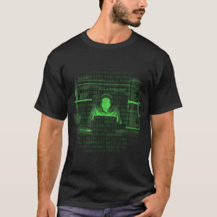 T-shirt Nerdy Geek programmeur informatique Coder Hacke