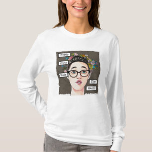 T-shirt Nerdy Girls dirigent le monde
