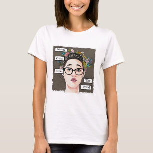 T-shirt Nerdy Girls dirigent le monde