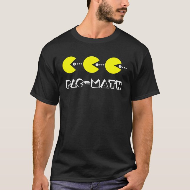 T-shirt Nerdy Pac math Nom Retro Jeu Precalculus Thé mathé (Devant)