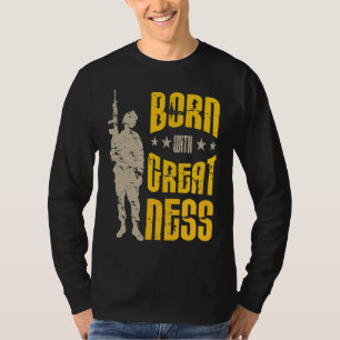 T-shirt Nés avec grandeur I Credo des soldats patriotique