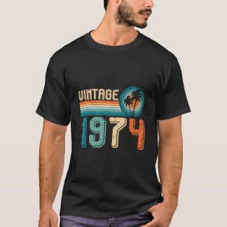 T-shirt Nés en 1974 50 ans