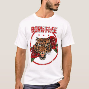 T-shirt Nés libres : Collection d'art majestueux du Tigre