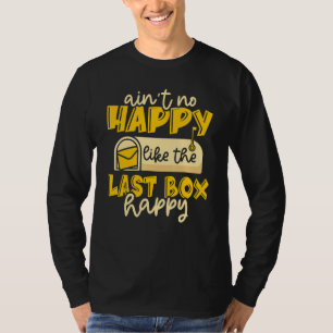 T-shirt N'est pas heureux Mailman Postal Worker bureau de 