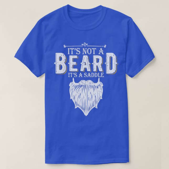 T-shirt n'est pas une barbe drôle cadeau avec une illustra (Design devant)