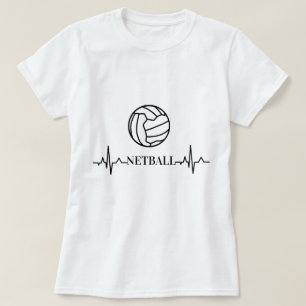 T-shirt Net-ball fait sur commande de thème de battement