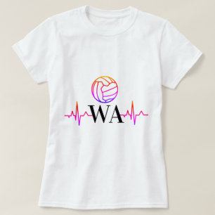 T-shirt Net-ball fait sur commande de thème de battement