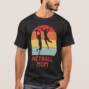 T-shirt Netball maman soeurs filles costume d'équipe femme