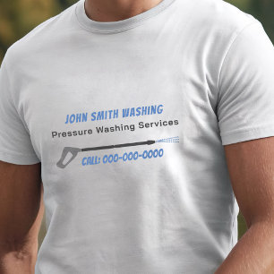 T-shirt Nettoyage de pression et nettoyage de l'alimentati