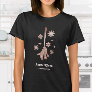 T-shirt Nettoyage des domestiques Services de nettoyage pr