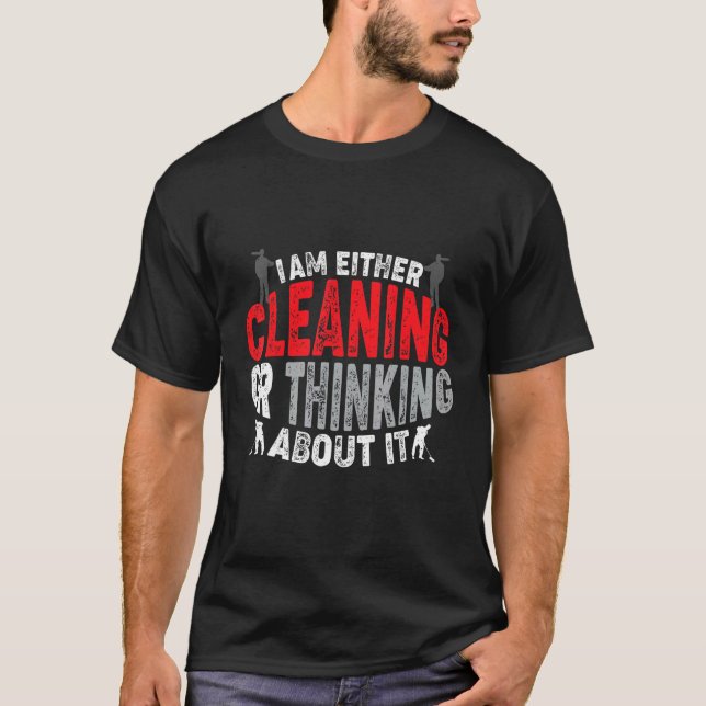 T-shirt Nettoyage Nettoyage Lady Service d'emploi 2 (Devant)