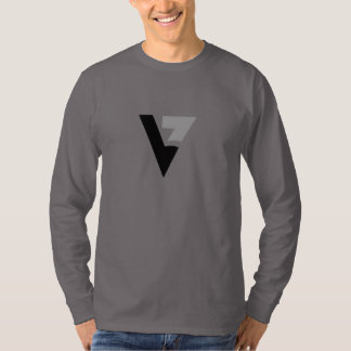 T-shirt Nettoyer V Logo Long Manche Tee