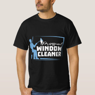 T-shirt Nettoyeur de fenêtre professionnel lave-cadeau pap