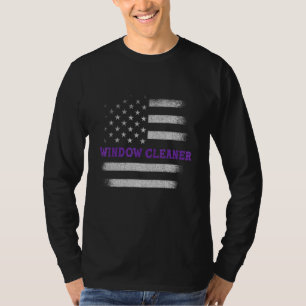 T-shirt Nettoyeur de fenêtres Nettoyage américain 8