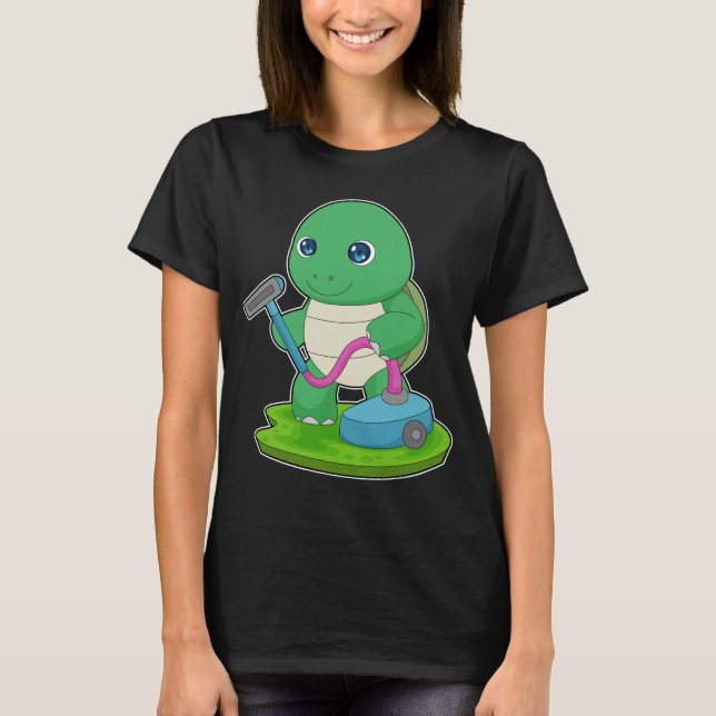 T-shirt Nettoyeur de tortue Nettoyeur de vide (Devant)