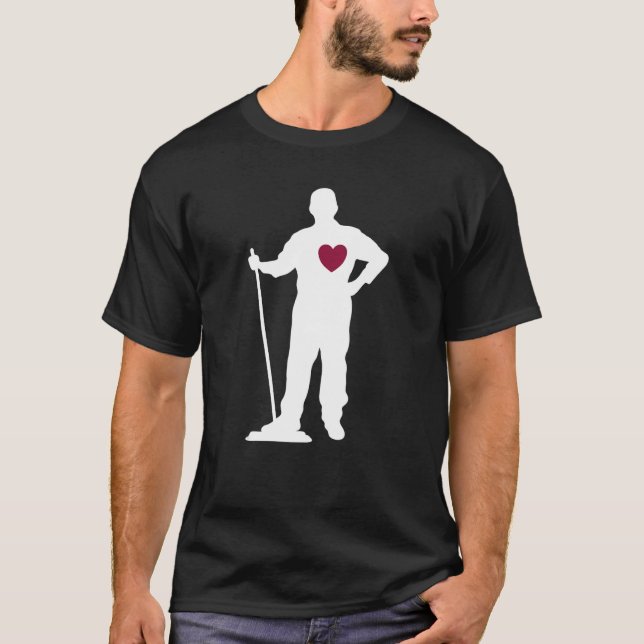 T-shirt nettoyeur gardien nettoyeur gardien pour w (Devant)