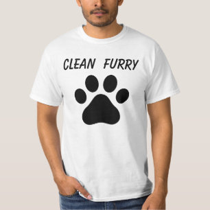 T-shirt Nettoyez la chemise velue de fierté