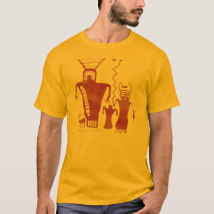 T-shirt Neuf aliens d'art de roche de canyon de mille '