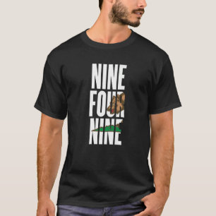 T-shirt Neuf Quatre Neuf 949 Indicatif Régional Californie