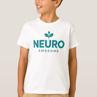 T-shirt Neuro Awesome Teal Sprout Neurodiversity Pride