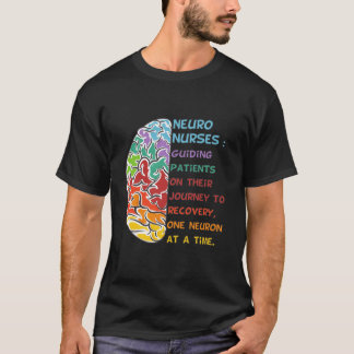 T-shirt Neuro Nurse Work School Funny Team Squad Cadeaux W