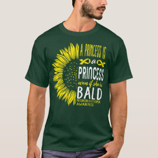 T-shirt Neuroblastome Awareness Princess Ribbon Childhood 