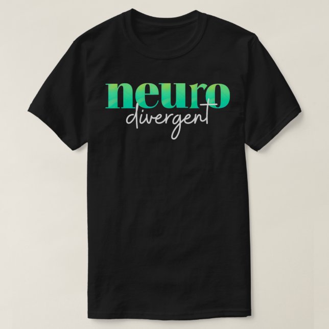 T-shirt Neurodivergent Fierté Pour L'Autisme Adhd Et De Co (Design devant)