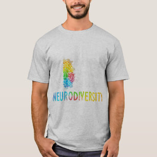 T-shirt Neurodiversité, Célébrez le spectre. Le cerveau