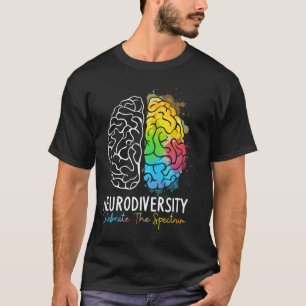 T-shirt Neurodiversité - spectre autistique Asd Adhd Arc e